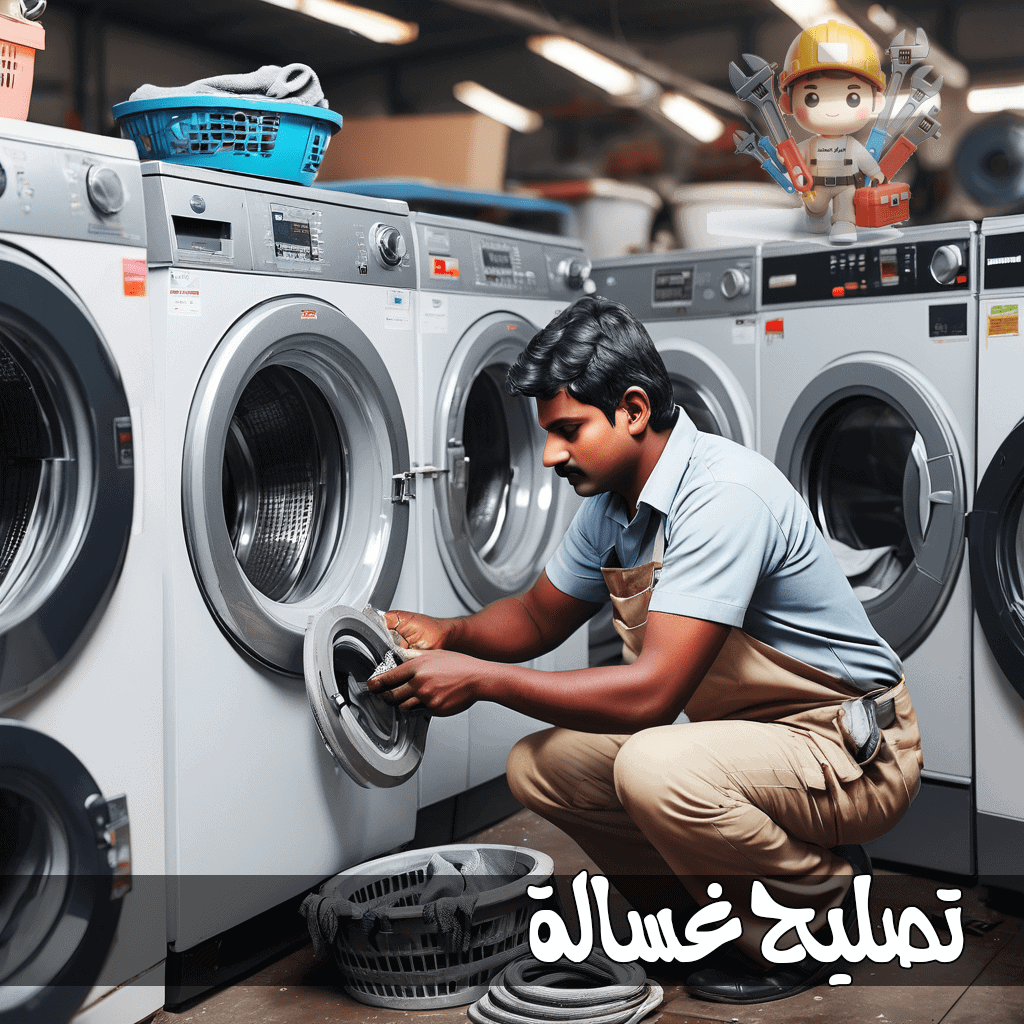 تصليح غسالة 66164856 أوتوماتيك وبحوضين